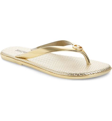 michael kors jet set flip flops vanilla|bolso Michael Kors jet set.